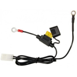 Battery charger cable for ACCUGARD-900 with fuse
