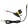 Battery charger cable for ACCUGARD-900 with fuse
