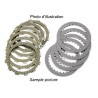 Clutch disc set for Honda XL 125 1976 à 1979