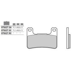 Set of pads Brembo type 07SU27SA