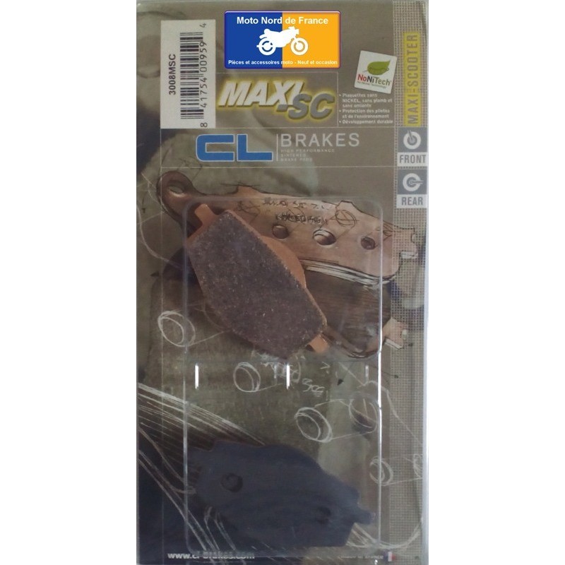 Jeu de plaquettes type 3008 MSC Jeu de plaquettes type 3008 MSC