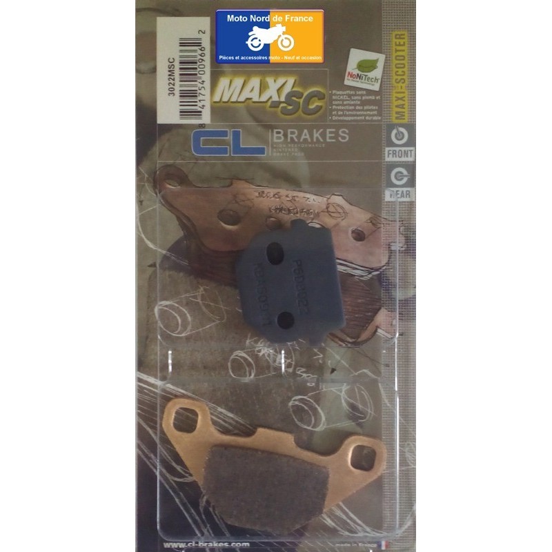 Set of pads type 3022 MSC Set of pads type 3022 MSC