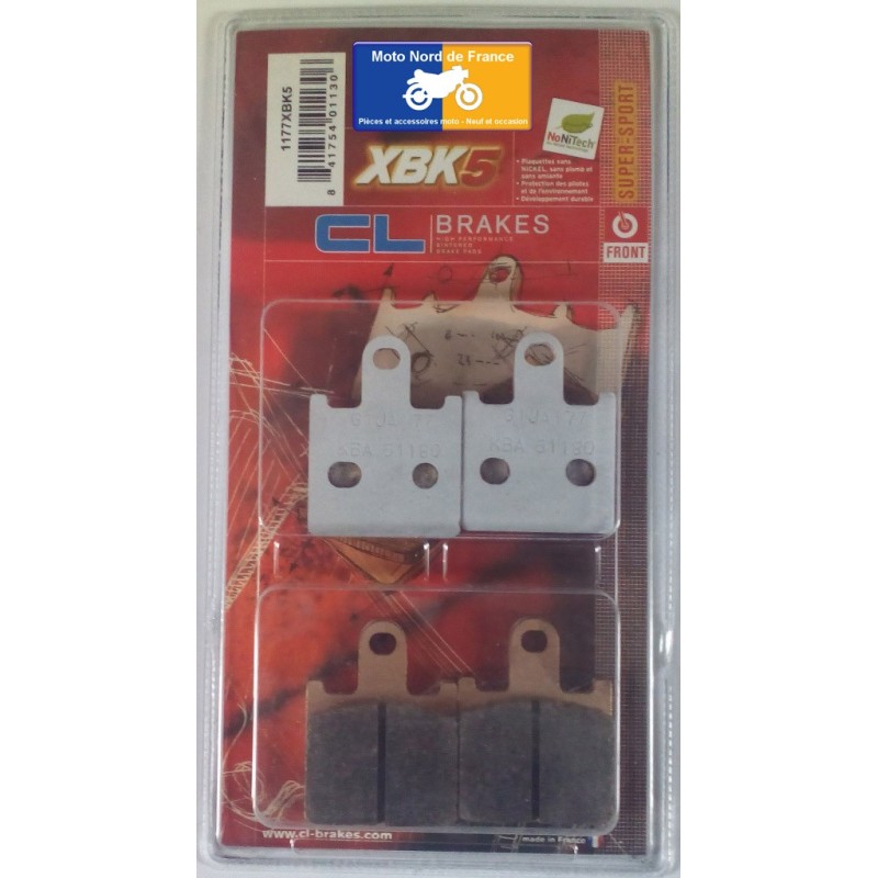 Set of pads type 1177 XBK5 Set of pads type 1177 XBK5