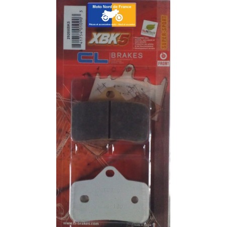 Set of brake pads type 2920 XBK5 for special caliper Spipegler 4 pistons