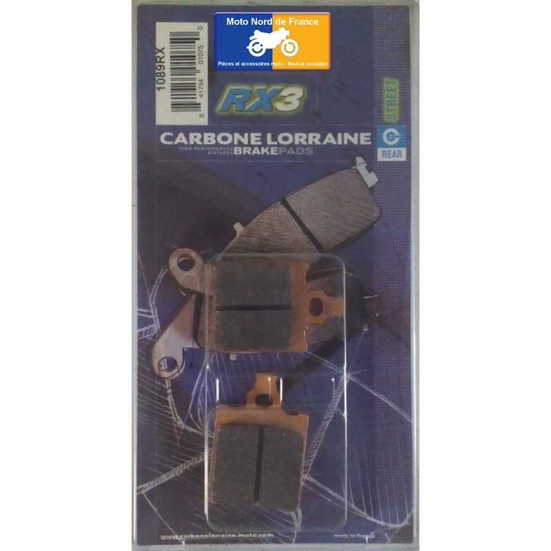 Set of pads type 1089 RX3 Set of pads type 1089 RX3