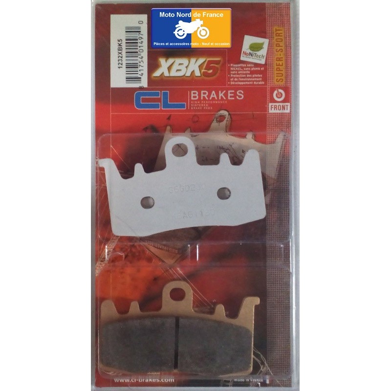 Jeu de plaquettes type 1232 XBK5 Jeu de plaquettes type 1232 XBK5