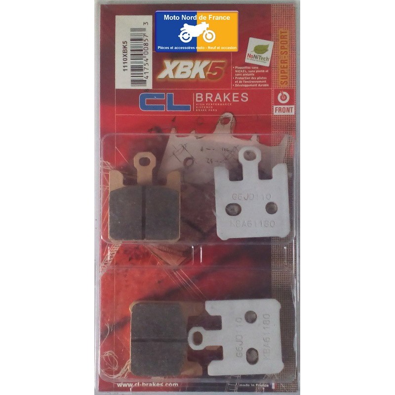 Set of pads type 1110 XBK5 Set of pads type 1110 XBK5