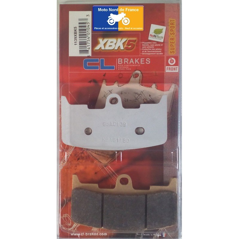 Set of pads type 1139 XBK5 Set of pads type 1139 XBK5