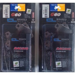 2 jeux de plaquettes racing pour Kawasaki ZX-9R 2002-2003