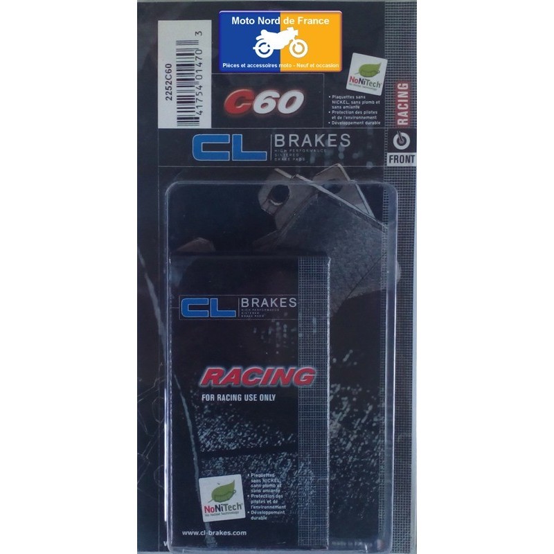 Jeu de plaquettes type 2252 C60 Jeu de plaquettes type 2252 C60