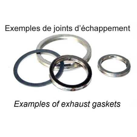 Exhaust gasket round copper 37x45x4