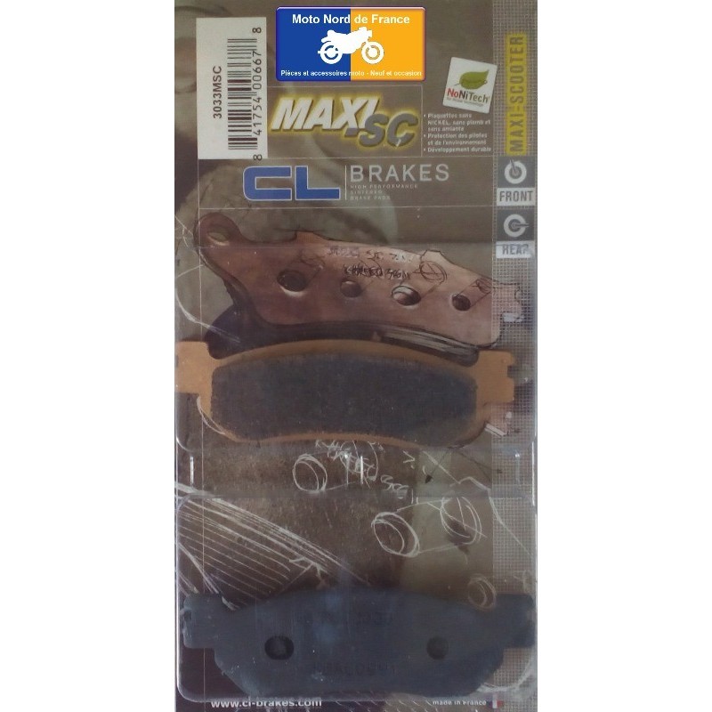 Jeu de plaquettes type 3033 MSC Jeu de plaquettes type 3033 MSC