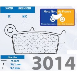 Jeu de plaquettes type 3014 SC