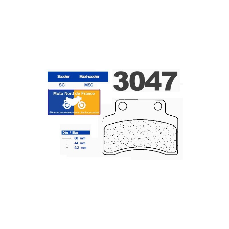 Carbone Lorraine brake pads type 3047 SC