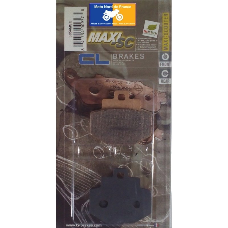 Jeu de plaquettes type 3054 MSC Jeu de plaquettes type 3054 MSC