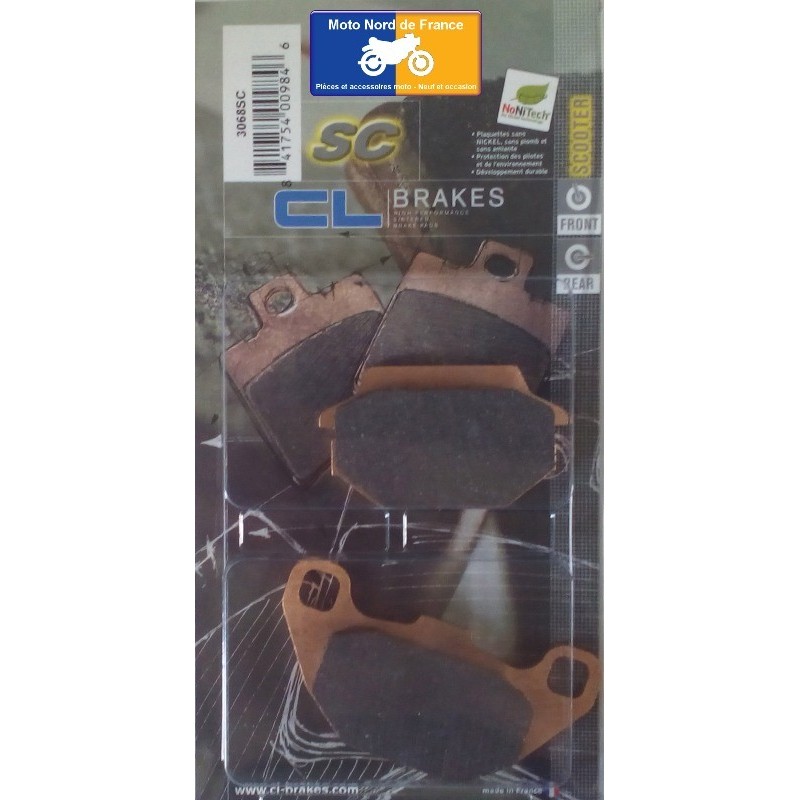 Jeu de plaquettes type 3068 SC Jeu de plaquettes type 3068 SC