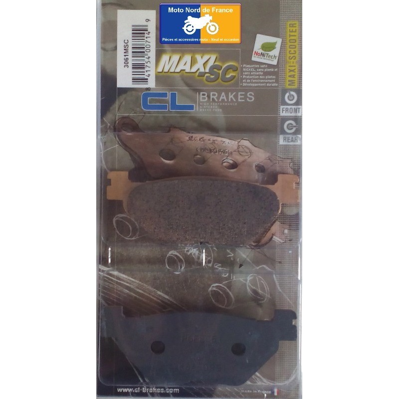 Jeu de plaquettes type 3061 MSC Jeu de plaquettes type 3061 MSC