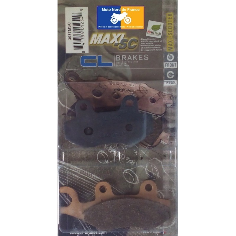 Jeu de plaquettes type 3087 MSC Jeu de plaquettes type 3087 MSC