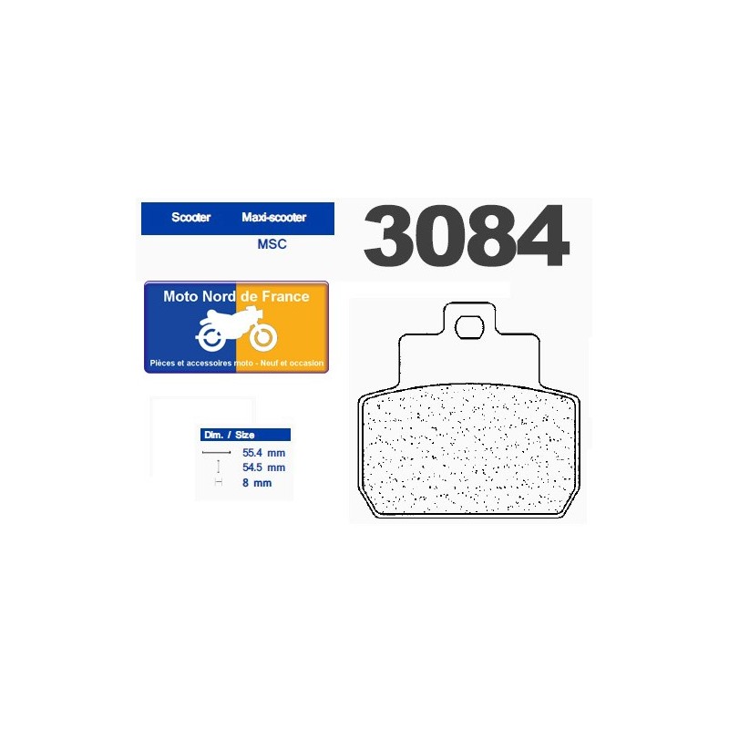 Set of pads type 3084 MSC
