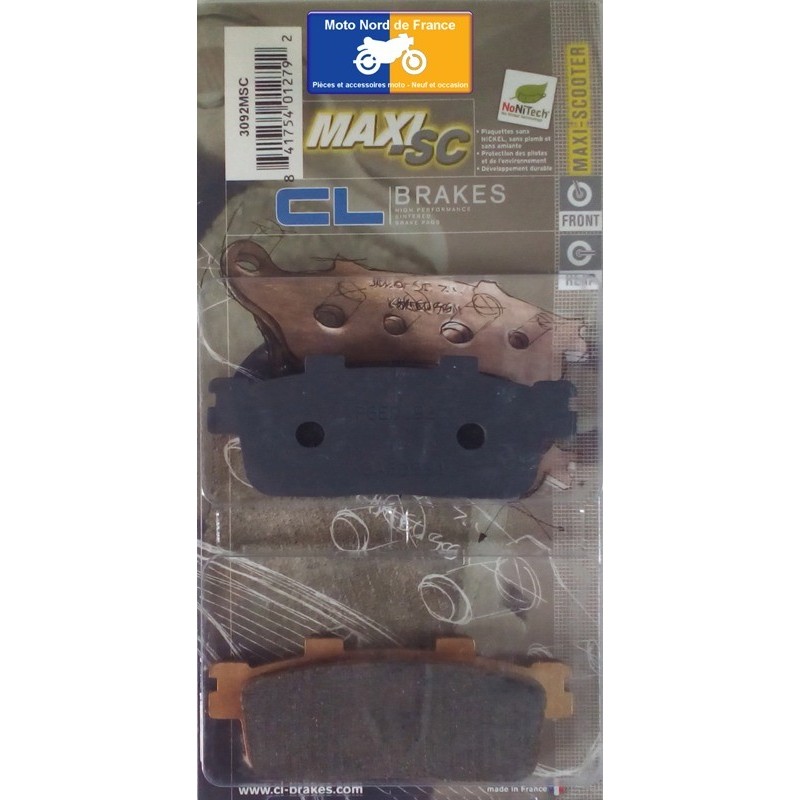 Jeu de plaquettes type 3092 MSC Jeu de plaquettes type 3092 MSC