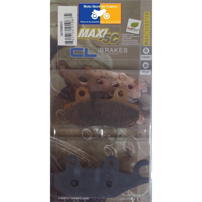 Set of pads type 3078 MSC Set of pads type 3078 MSC