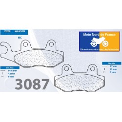 Set of front pads for PGO 125 Libra 2010+