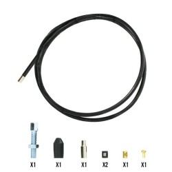 Cable d'embrayage de réparation lg 1.3m + accessoires