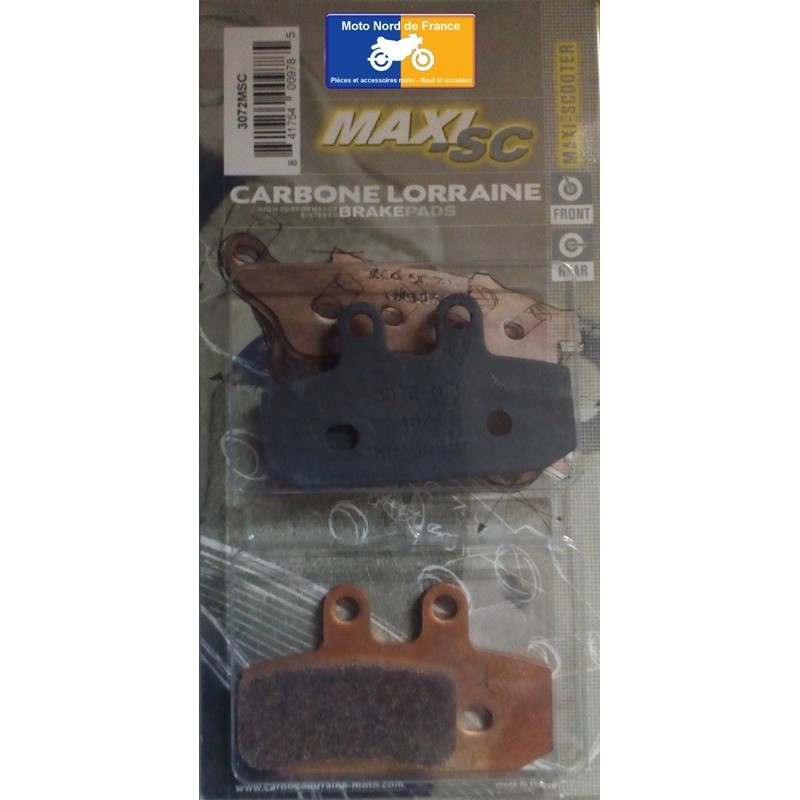 Set of pads type 3072 MSC Set of pads type 3072 MSC