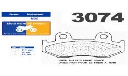 Jeu de plaquettes arrière pour Suzuki AN 250 Burgman / Skywave 2004-2006