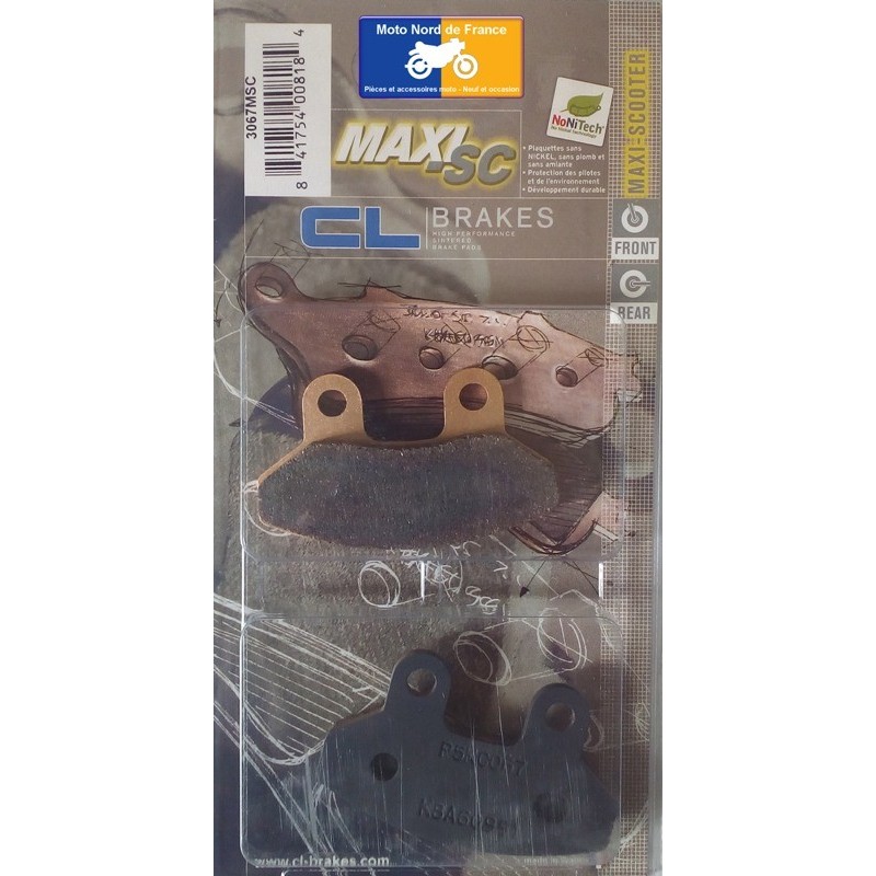 Set of pads type 3067 MSC Set of pads type 3067 MSC