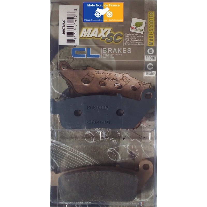 Set of pads type 3097 MSC Set of pads type 3097 MSC