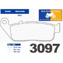 Set of front pads for MBK 125 Skycruiser 2010+