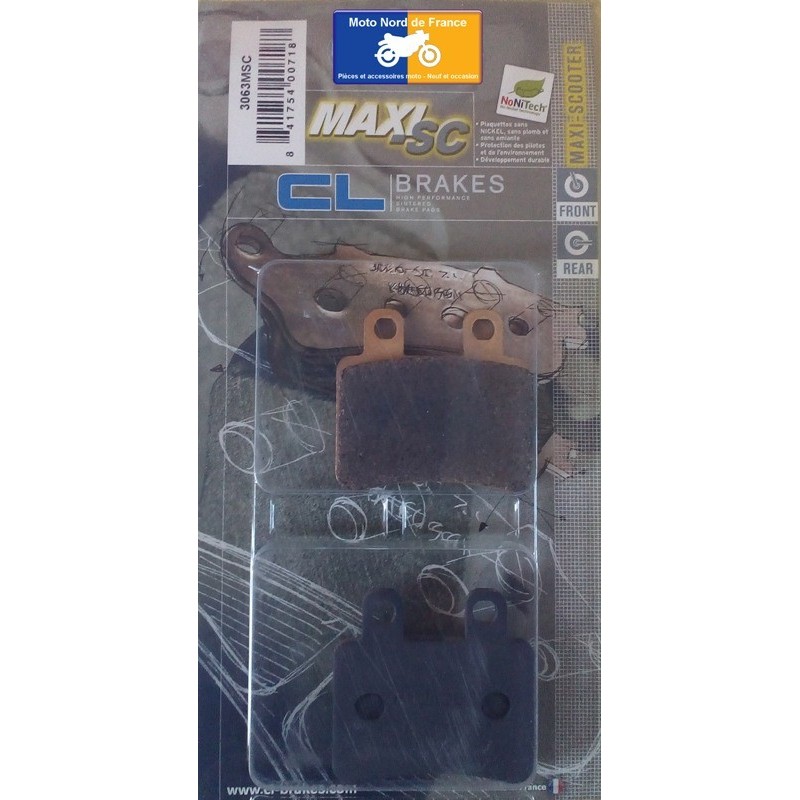 Set of pads type 3063 MSC Set of pads type 3063 MSC