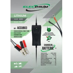 Chargeur Batterie Moto et Scooter - Pour batterie Lithium & Acide