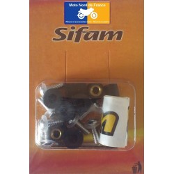 Kit 8 vis aluminium Sifam pour bulle couleur argent