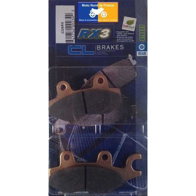 Set of pads type 2326 RX3 Set of pads type 2326 RX3
