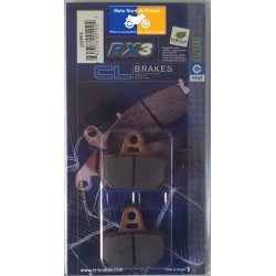 Set of rear brake pads for Yamaha TZ 250 GP 1990-1995