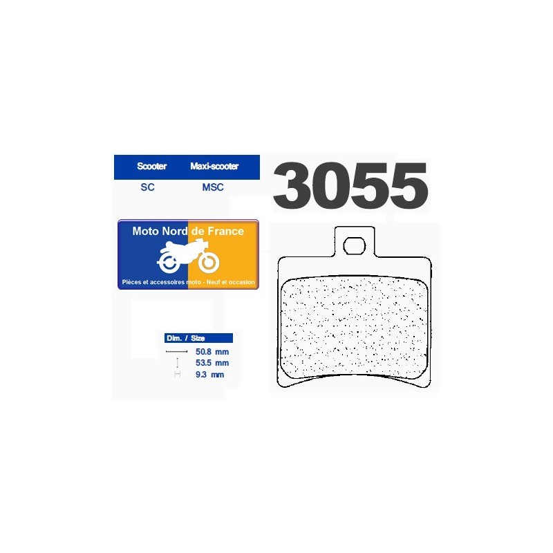 Set of pads type 3055 MSC Set of pads type 3055 MSC