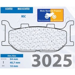 Jeu de plaquettes avant pour Yamaha CP 250 Maxam / Morphus 2005-2008