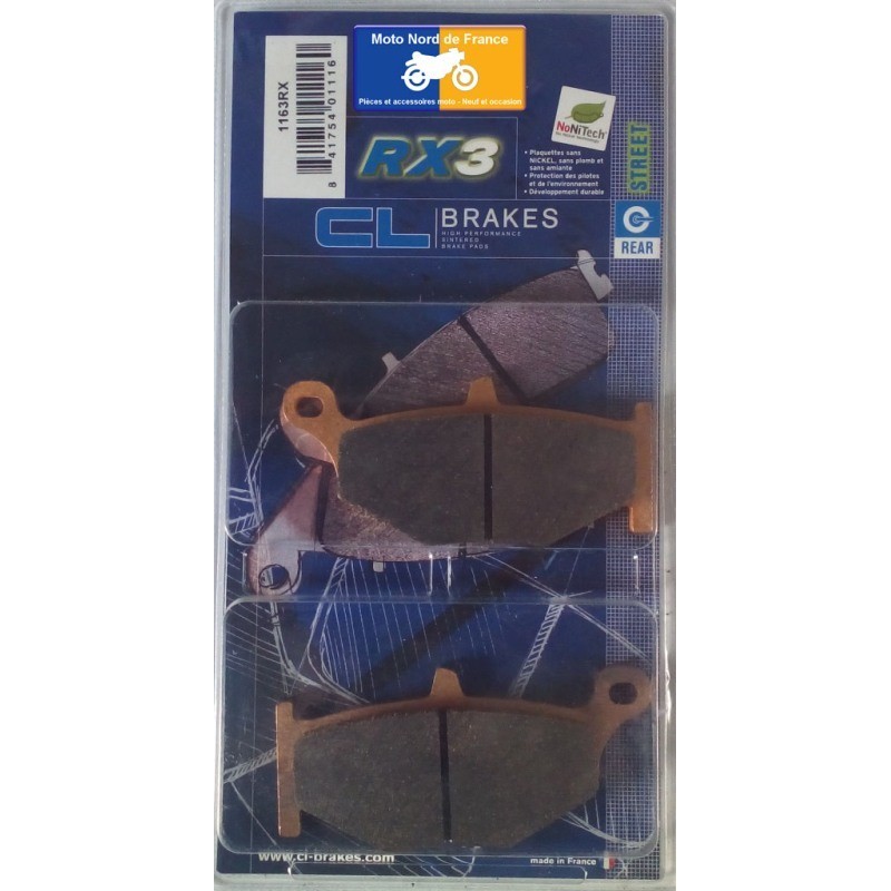 Set of pads type 1163 RX3 Set of pads type 1163 RX3
