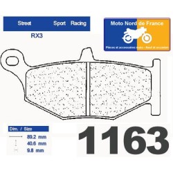 Set of rear brake pads for Suzuki GSR 400 2006