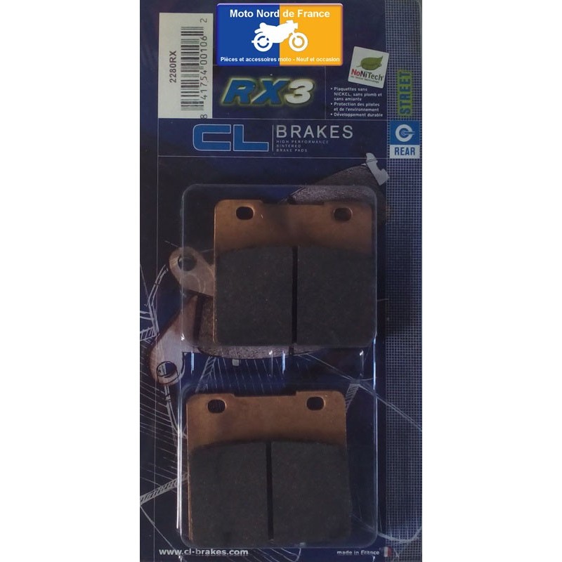 Set of pads type 2280 RX3 Set of pads type 2280 RX3