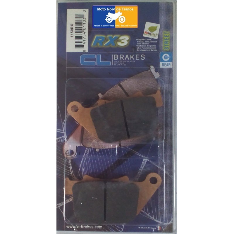 Jeu de plaquettes type 1150 RX3 Jeu de plaquettes type 1150 RX3