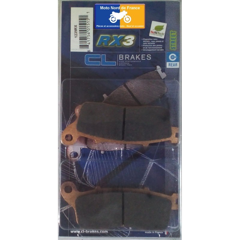 Set of pads type 1239 RX3 Set of pads type 1239 RX3