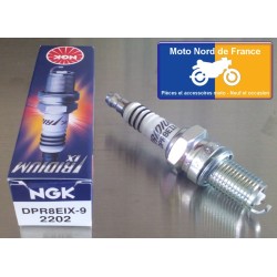 Spark plug NGK type DPR8EIX-9 for Kawasaki 650 KLX C 1993-1996