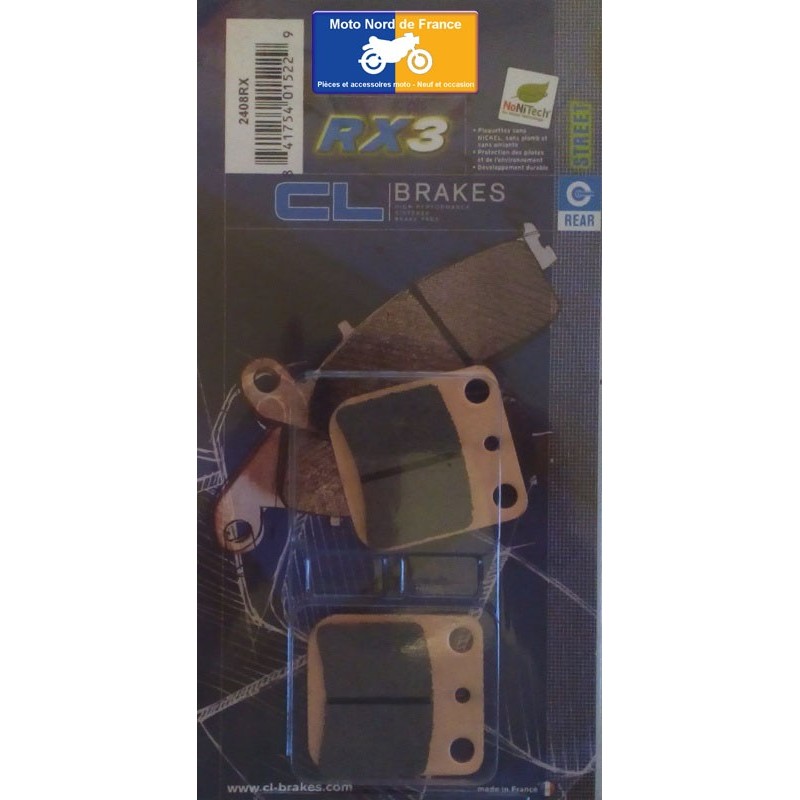Jeu de plaquettes type 2408 RX3 Jeu de plaquettes type 2408 RX3