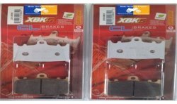 2 Jeux de plaquettes avant pour Suzuki 750 GSXR 2000-2003