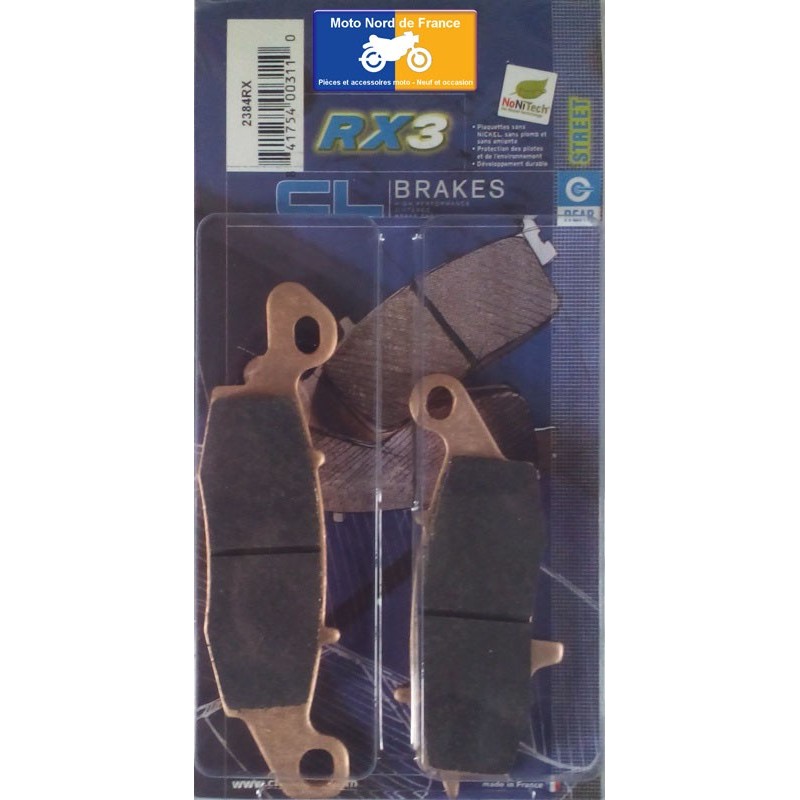 Set of pads type 2384 RX3 Set of pads type 2384 RX3