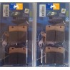 2 sets of front brake pads for Suzuki GSX 1100 E 1984-1986