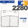 Set of front pads for Suzuki VS 800 GL Intruder (VS52A) 1991-1999
